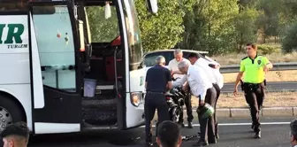 Erzincan'da otobüs-motosiklet çarpışması: 1 ölü