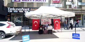 Muş'ta çocukları kaçırılan aileler DEM Parti il binası önünde oturma eylemine devam ediyor