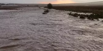 Konya'nın Yunak ilçesini şiddetli sağanak vurdu, tarım arazilerini su bastı