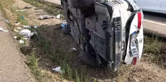 Kırşehir'de trafik kazasında aynı aileden 5 kişi yaralandı