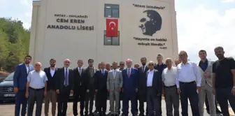 Hatay'ın ilk nitelikli lisesi Cem Eren Anadolu Lisesi hizmete girdi