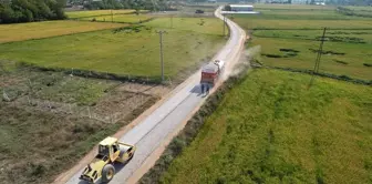 Çorum'un Osmancık ilçesindeki eski Çorum yolu trafiğe açıldı