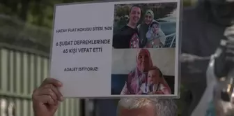 Depremde kaybettiği ailesi için adalet isteyen kadın Ankara'da oturma eylemi yaptı