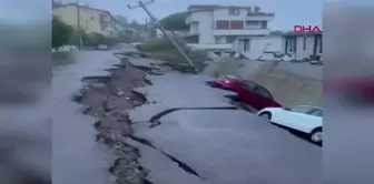 İzmir'de sağanak etkili oldu