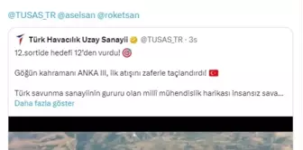 ANKA 3 Test Atışını Başarıyla Tamamladı