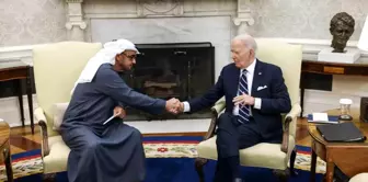 Biden ve BAE Devlet Başkanı Al Nahyan Beyaz Saray'da Bir Araya Geldi