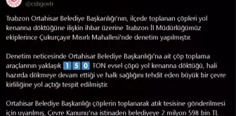 Ortahisar Belediyesi'ne 2.5 Milyon TL Ceza