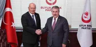 Ankara Ticaret Odası Başkanı Gürsel Baran, BBP Genel Başkanı Mustafa Destici'yi Ziyaret Etti