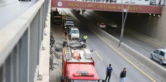 Denizli'de Trafik Kazası: 1 Ölü, 2 Yaralı