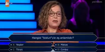 Hangisi 'bisturi'yle eş anlamlıdır? Kim Milyoner Olmak İster 27 Eylül sorusu cevabı nedir?