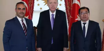 Cumhurbaşkanı Erdoğan, Chery International Başkanı Zhang Guibing'i Kabulladı