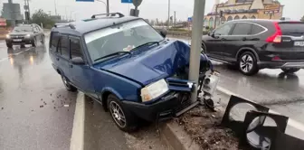 Bursa'da Yağmur Sebebiyle Trafik Kazası: 1 Yaralı