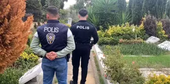 Polis, Cem Garipoğlu'nun kabrinin bulunduğu mezarlıkta nöbet tutuyor