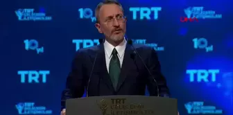 ANKARA Cumhurbaşkanlığı İletişim Başkanı Fahrettin Altun, ' TRT Geleceğin İletişimcileri Yarışması Ödül Töreni'nde konuştu