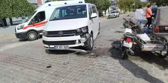 Manisa'da Motosiklet Kazasında Genç Sürücü Ağır Yaralandı