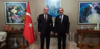 TBMM Başkanı Numan Kurtulmuş, Cenevre'de Türkiye Daimi Temsilcisi ile Görüştü