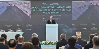 Cumhurbaşkanı Yardımcısı Yılmaz, AYKAL Demir Yolu Araçları Yapım-Bakım-Onarım Fabrikası açılış töreninde konuştu Açıklaması