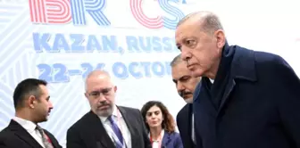 Cumhurbaşkanı Erdoğan, BRICS Zirvesi'ne katılmak üzere Kazan EXPO'da