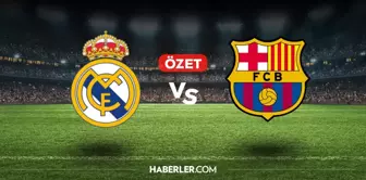 Real Madrid Barcelona maç özeti ve golleri izle! (VİDEO) Real Madrid Barcelona geniş özeti! Golleri kim attı, maç kaç kaç bitti?