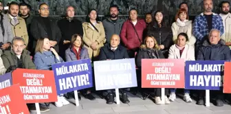 CHP Öğretmen Atamalarında Mülakatlara Dikkat Çekmek İçin Eylem Düzenledi