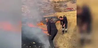 Mardin'de Kırsalda Çıkan Örtü Yangını Kontrol Altına Alındı