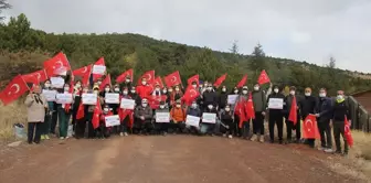 Beypazarı'nda Lösemili Çocuklar İçin Doğa Yürüyüşü Düzenlendi