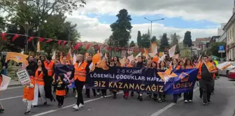 Tekirdağ'da Lösemili Çocuklar Haftası Yürüyüşü Düzenlendi