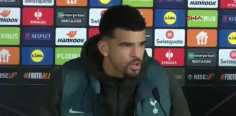 Tottenham Hotspur Teknik Direktörü Ange Postecoglou ve futbolculardan Dominic Solanke'nin açıklamaları