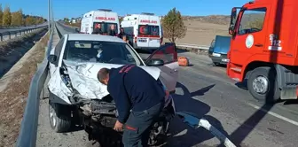 Çorum'da Zincirleme Trafik Kazası: 3 Yaralı