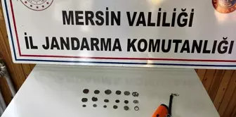 Mersin'de Tarihi Eser Operasyonu: 14 Bizans, 2 Roma Sikkesi ve Yüzük Ele Geçirildi