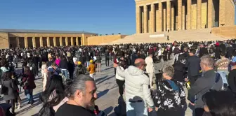 Anıtkabir'de 10 Kasım Yoğunluğu