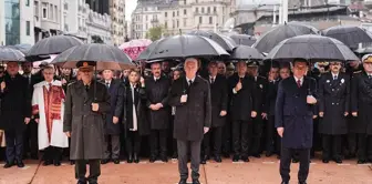 Atatürk, Ebediyete İntikalinin 86. Yılında Taksim'de Anıldı