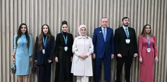 Emine Erdoğan, Azerbaycan, Kırgızistan ve Özbekistan liderlerinin eşleriyle görüştü