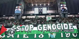 Panathinaikos Taraftarından Filistin'e Destek