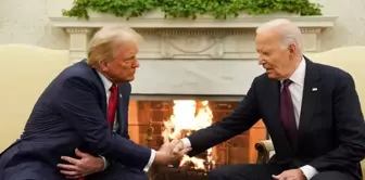 Trump 4 yıl sonra Beyaz Saray'da: Biden'a teşekkür etti