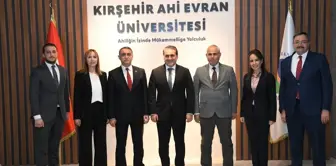 USHAŞ Heyeti Kırşehir Ahi Evran Üniversitesini Ziyaret Etti