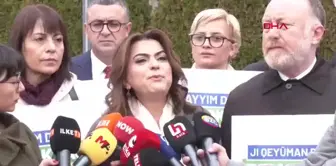 DEM Parti İçişleri Bakanlığı Önünde Kayyım Uygulamalarını Protesto Etti