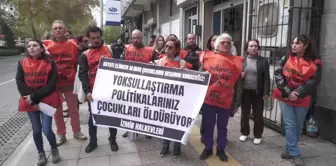 İzmir'de Yangında Hayatını Kaybeden Çocuklar İçin Protesto