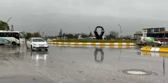 Edirne'de Sağanak Yağmur Trafiği Olumsuz Etkiledi