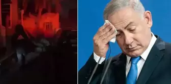 İsrail'de siren sesleri susmadı! Netanyahu'nun konutuna işaret fişeği