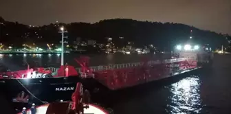 İstanbul Boğazı'nda Tanker Arızası nedeniyle Gemi Trafiği Askıya Alındı