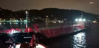 İstanbul Boğazı'nda Dümen Arızası Nedeniyle Geçici Olarak Transit İkame İlan Edildi