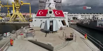 Milli karakol gemisi TCG AKHİSAR yerli ve milli silah sistemleriyle dikkat çekiyor