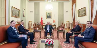 TBMM Başkanı Numan Kurtulmuş, Kırgızistan Büyükelçisi'ni Kabul Etti