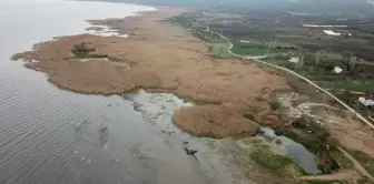 İznik Gölü'nde su seviyesi kritik düzeye düştü