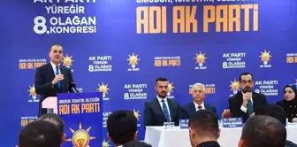 AK Parti Sözcüsü Ömer Çelik, Adana'da partisinin ilçe kongresinde konuştu Açıklaması