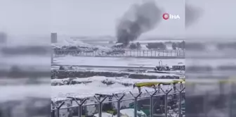 Esenboğa Havaalanı'ndaki Uçak Yangını Tatbikat Çıktı