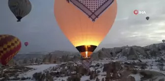 Kapadokya'da Balonlarla Gazze Protestosu