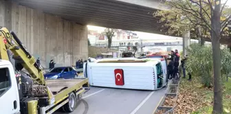 Trabzon'da Üç Araçla Trafik Kazası: Bir Yaralı