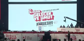 CHP 17'nci Gençlik Kolları Kurultayı... Cem Aydın: 'Zorbaların Devrine Son Verip Halkın İktidarını Kuracağız'